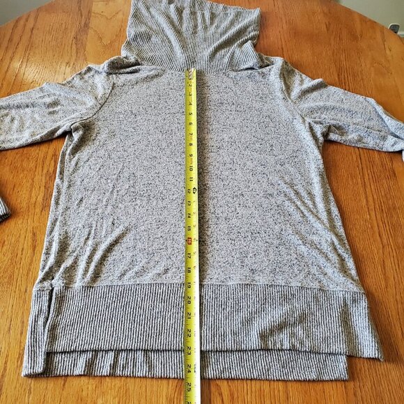 Nine West Cowl Neck Tunic Burnout Sweater Large - Picture 9 of 14